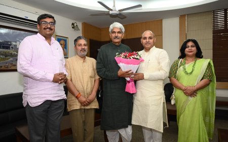 मेयर रामअवतार वाल्मीकि ने की एमडीयू कुलपति से मुलाकात