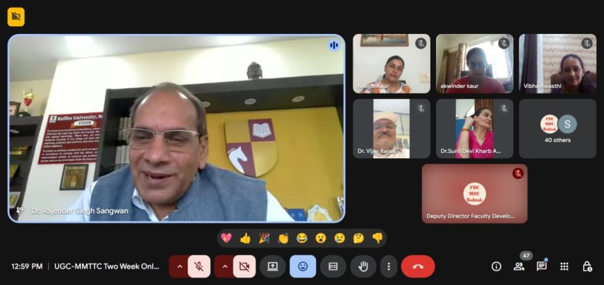 शोध का उद्​देश्य समाज में सार्थक परिवर्तन लाना होना चाहिए : प्रो. राजेंद्र सांगवान