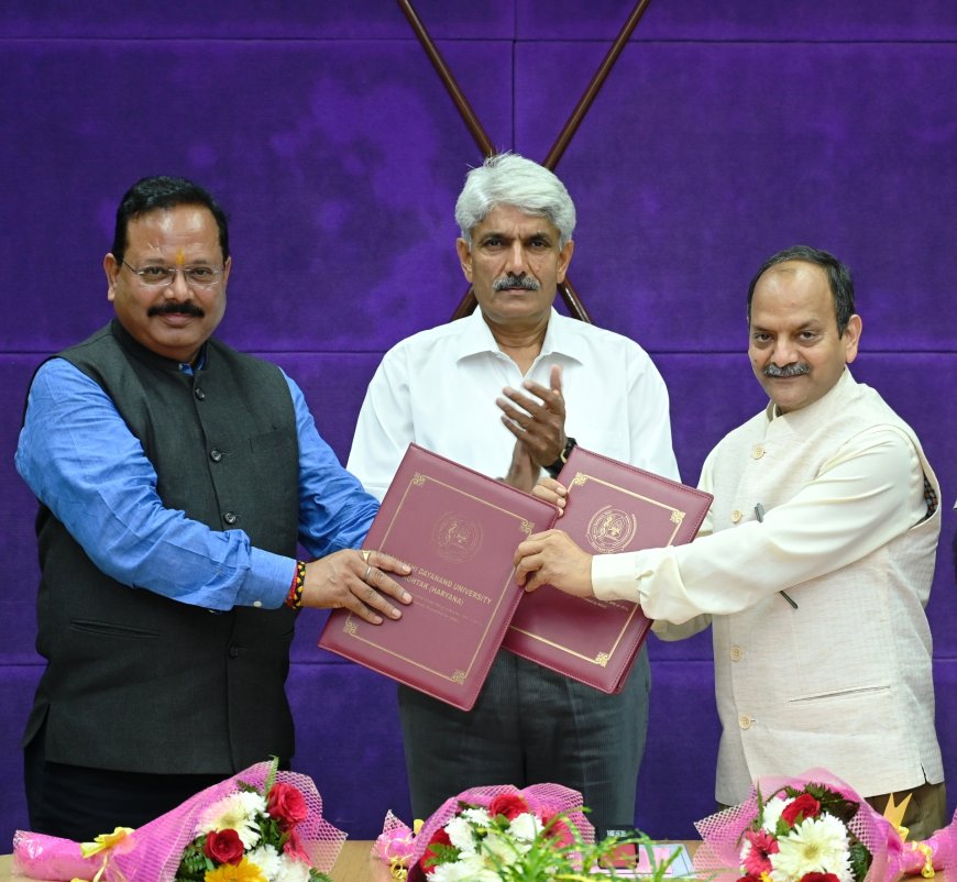 एमडीयू-आईटीसी होटल्स के बीच अप्रेंटिसशिप एम्बेडेड डिग्री प्रोग्राम की ऐतिहासिक शुरुआत