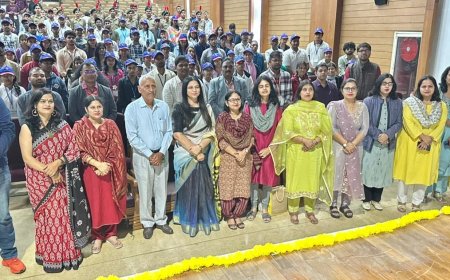 वंदे मातरम के 150 वर्ष स्मरणोत्सव पर देशभक्ति से गुंजायमान हुआ एमडीयू परिसर