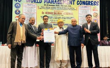 IIM Rohtak Director Prof. Dheeraj Sharma Honoured with Exemplary Governance Leadership Award