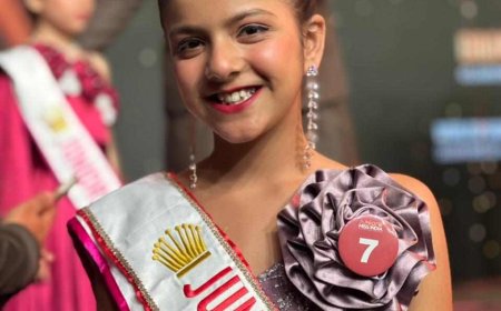 रोहतक की अरायना सांगवान ने रचा इतिहास, जूनियर मिस इंडिया सीजन-4 में दो बड़े खिताब किए अपने नाम