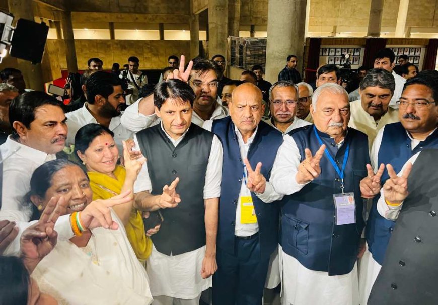 हरियाणा राज्यसभा चुनाव: 0.66 वोट से पलटा खेल, कांग्रेस के कर्मवीर बौद्ध की जीत, भाजपा के संजय भाटिया भी पहुंचे संसद