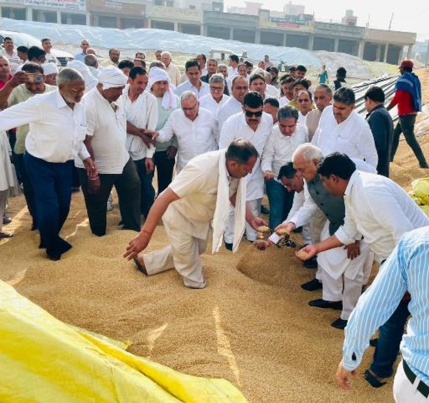 मंडियों का दौरा करेंगे भूपेंद्र सिंह हुड्डा, सांपला से शुरुआत; MSP और व्यवस्थाओं को लेकर सरकार पर निशाना