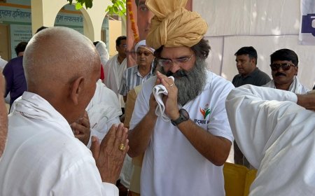 गढ़ी सांपला किलोई से शुरू हुई बृजेंद्र सिंह की सद्भाव यात्रा, बेरोजगारी और कानून व्यवस्था पर सरकार को घेरा