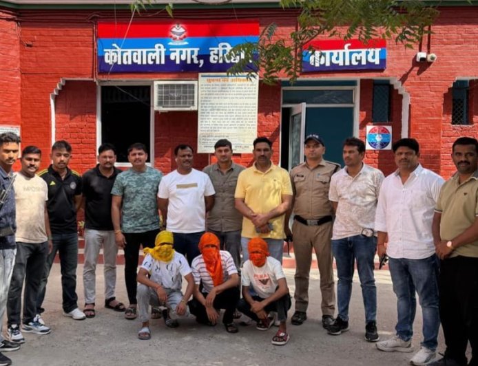 हरिद्वार में दबिश देकर रोहतक CIA-1 ने पकड़े 3 आरोपी, पुणे के फर्नीचर कारोबारी से मांगी थी 2 करोड़ की फिरौती